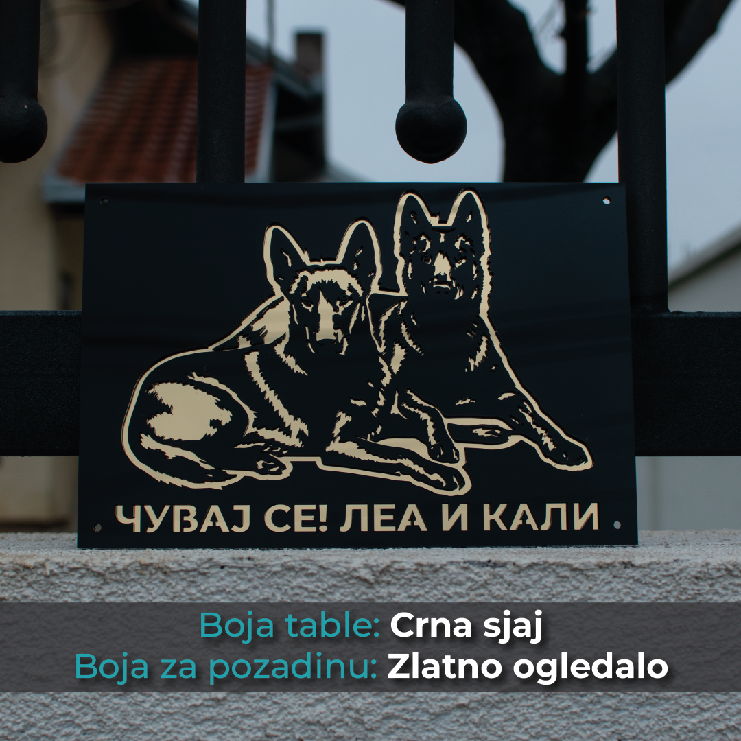 Belgijski ovčar x2 - Model 2