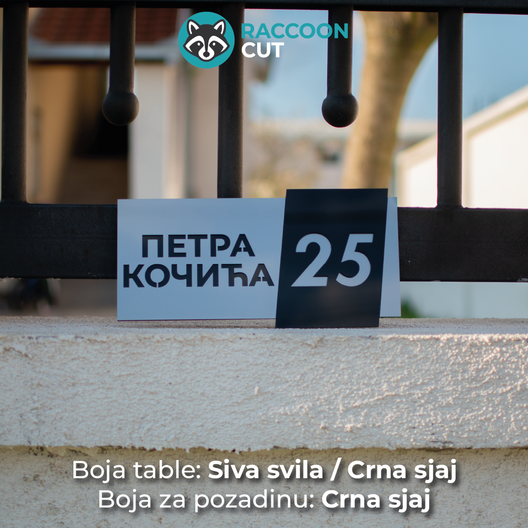 Kućni broj Model 2