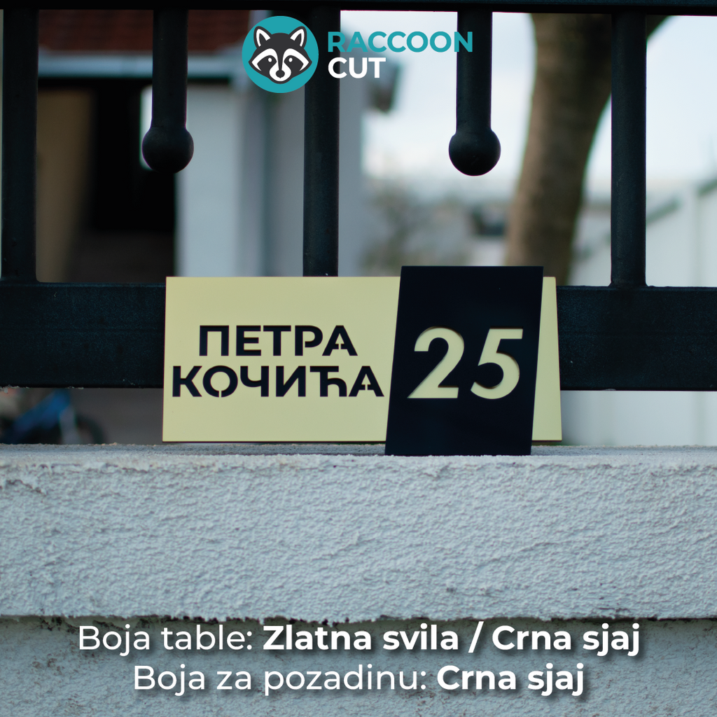 Kućni broj Model 2