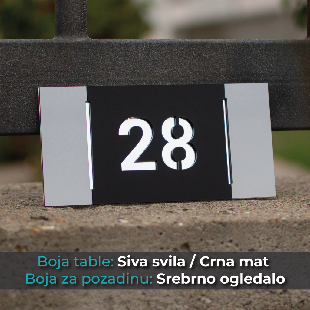 Kućni broj - Model 3