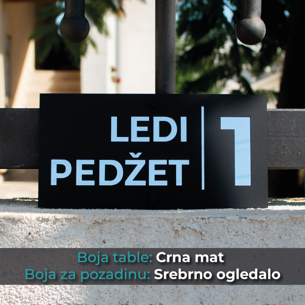 Kućni broj - Model 8