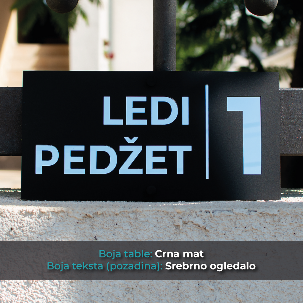 Kućni broj - Model 8