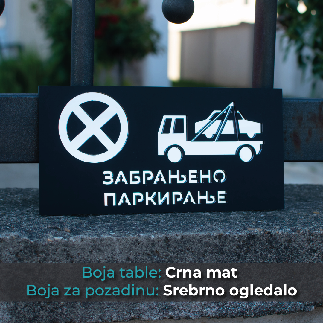 Zabranjeno parkiranje - Model 1